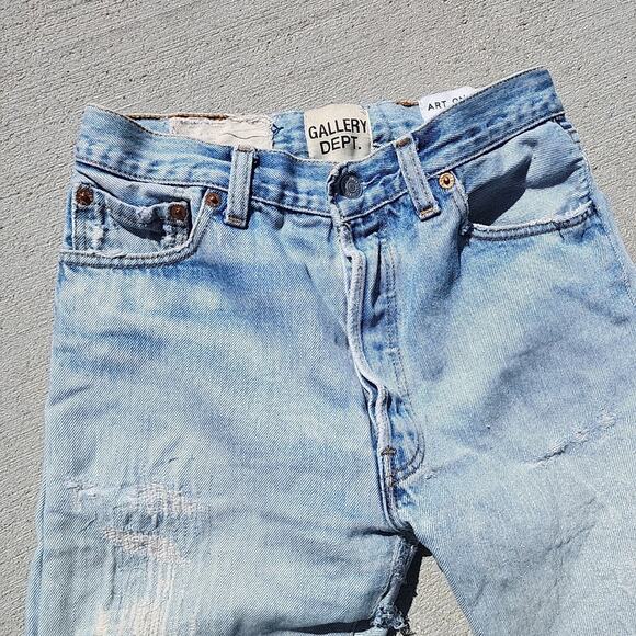 Gallery Dept Distressed Jean Womens Small Art On Display Courtesy Josue Thomas - Picture 12 of 16